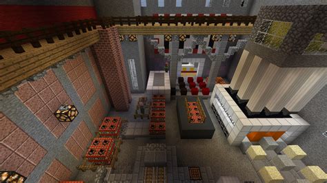 minecraft factory interior design colors and lighting