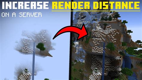 minecraft java realms increase render distance