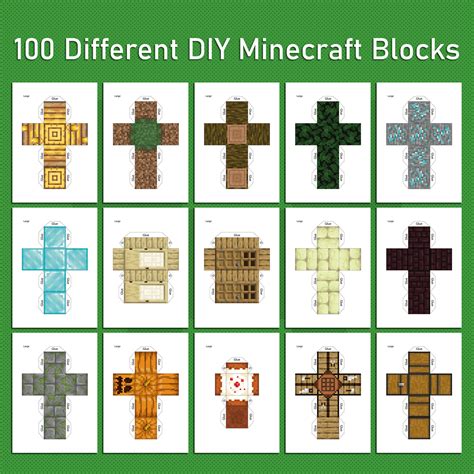 Minecraft Magnetic Blocks Template