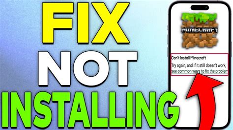 minecraft not installing android