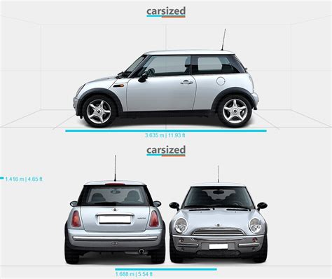 mini cooper trunk dimensions