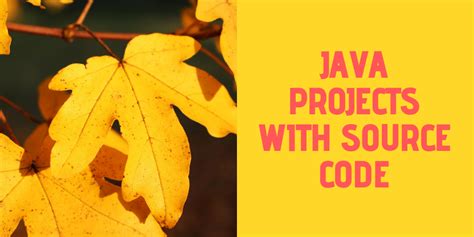 mini projects with source code in java