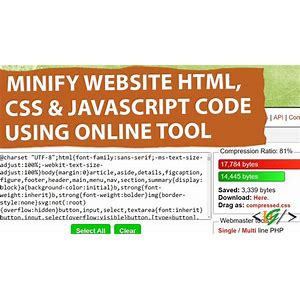 Minifying Website Code