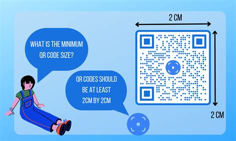 minimum recommended size for qr code