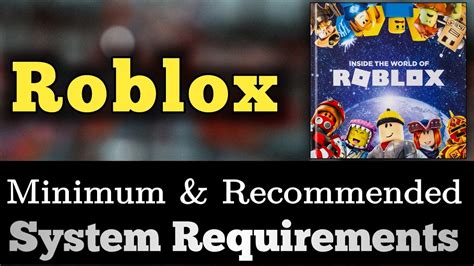 minimum system requirements for roblox studio