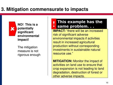 mitigation measures for environmental problems