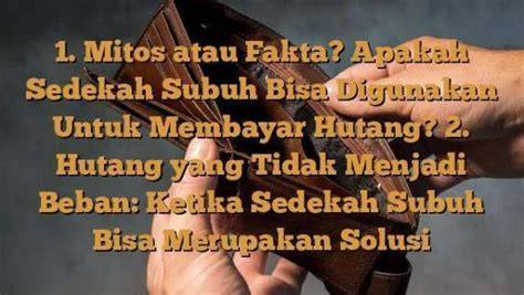 mitos fakta hutang