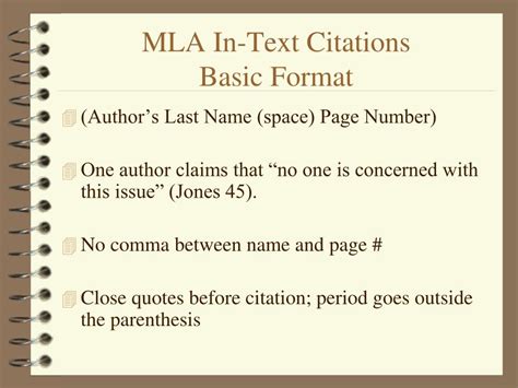 mla format in text citation video