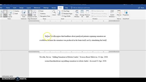 mla format in text citation with no page number