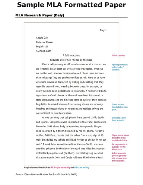 mla format word document pdf
