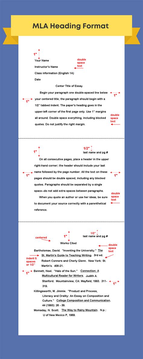 mla paper example with headings