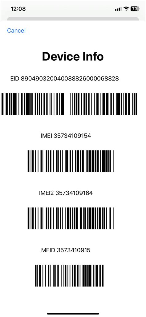 mmi code list iphone