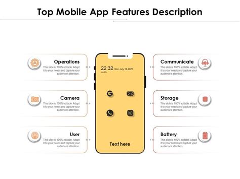 mobile app feature list example