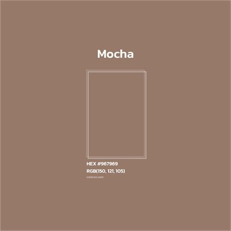 mocha colour hex code