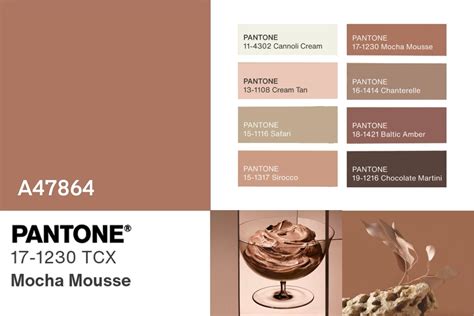 mocha mousse color of the year hex code