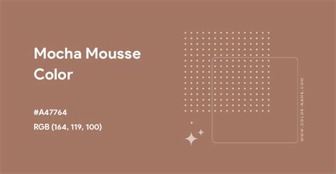 mocha mousse colour hex code
