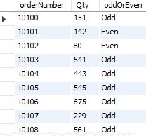 mod function example in sql