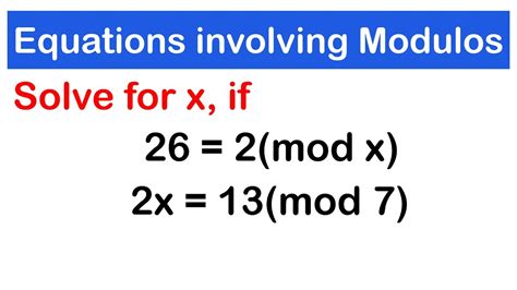 mod math problems