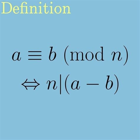mod n meaning in math