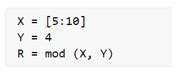 mod syntax in matlab