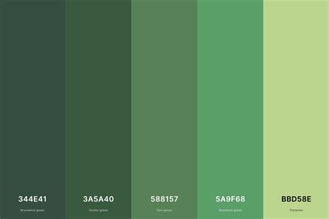modern green color code