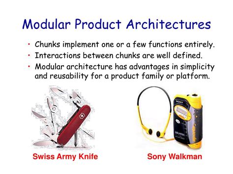 modular products examples
