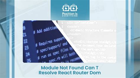 module not found can t resolve react router dom