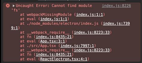 module not found error can t resolve fs typescript