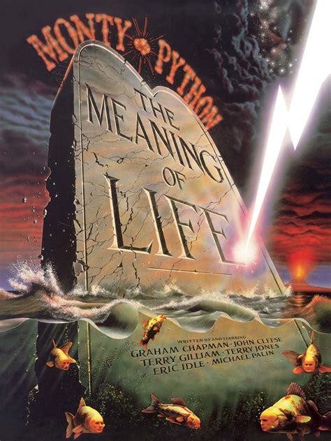 monty python meaning of life chased off a cliff