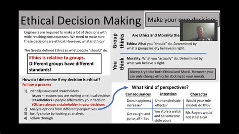 moral decision making examples for students