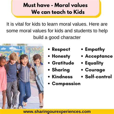 moral instruction topics for students