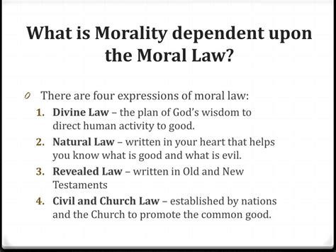 moral law definition and examples