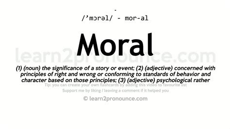 moral meaning in simple words