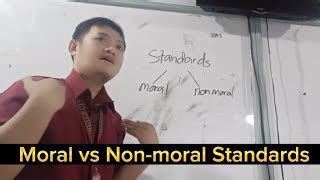 moral standard in tagalog examples