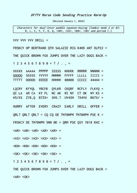 morse code listening practice