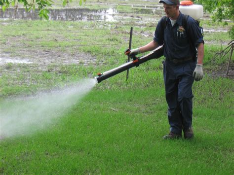 Mosquito control spraying