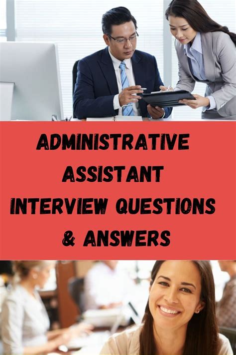 most common interview questions for administrative assistant