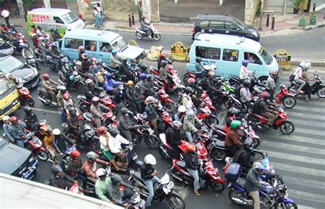 Motorcycle Driving in Indonesia