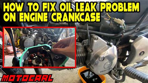 motorcycle oil leak