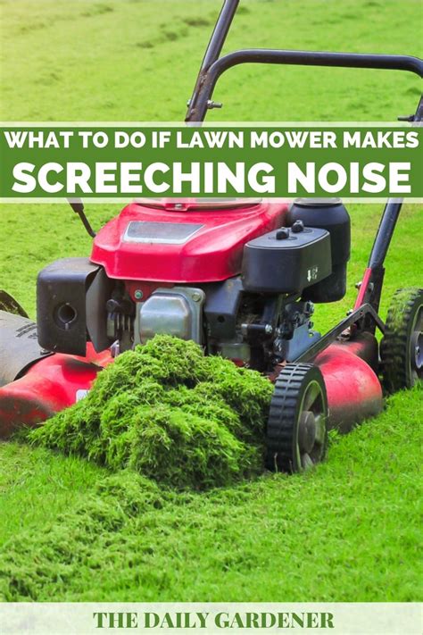 Mower noises