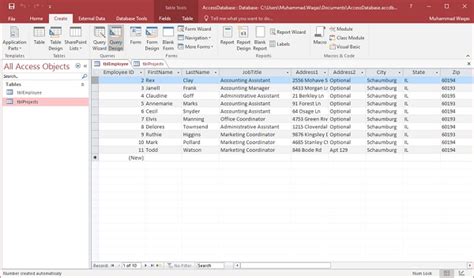 ms access date query examples