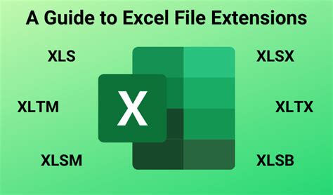 ms excel file extension name