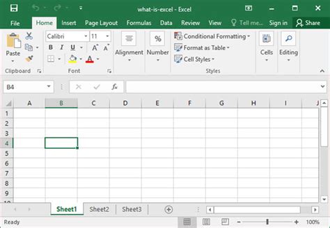 ms excel is what kind of software