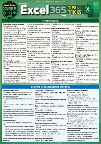 ms excel tricks and tips pdf