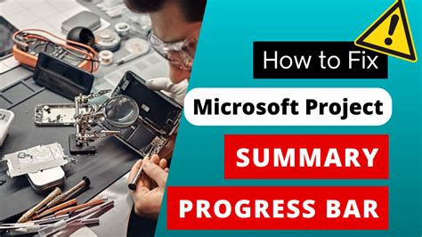 ms project progress bar not showing