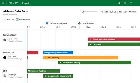 ms project roadmap examples