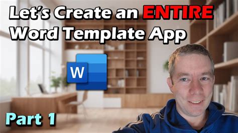Ms Word Template Creation