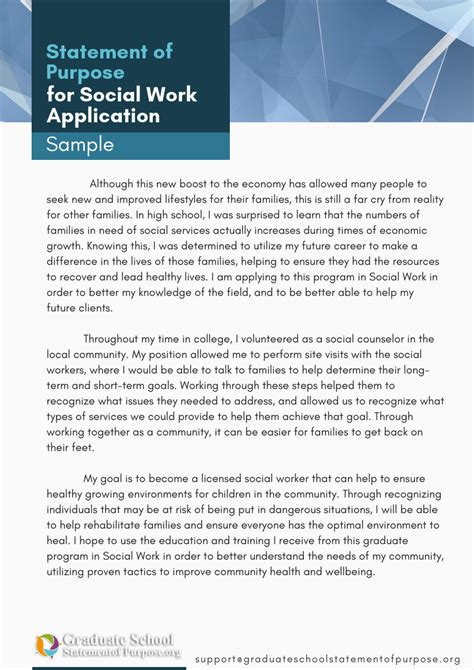 msw statement of purpose example reddit