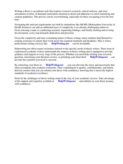 muhs dissertation guidelines pdf
