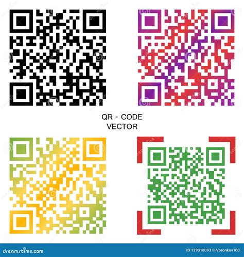 multi colored qr code